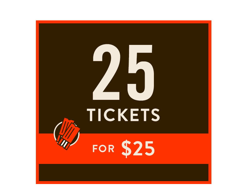 Cleveland Browns Foundation 50/50 Raffle